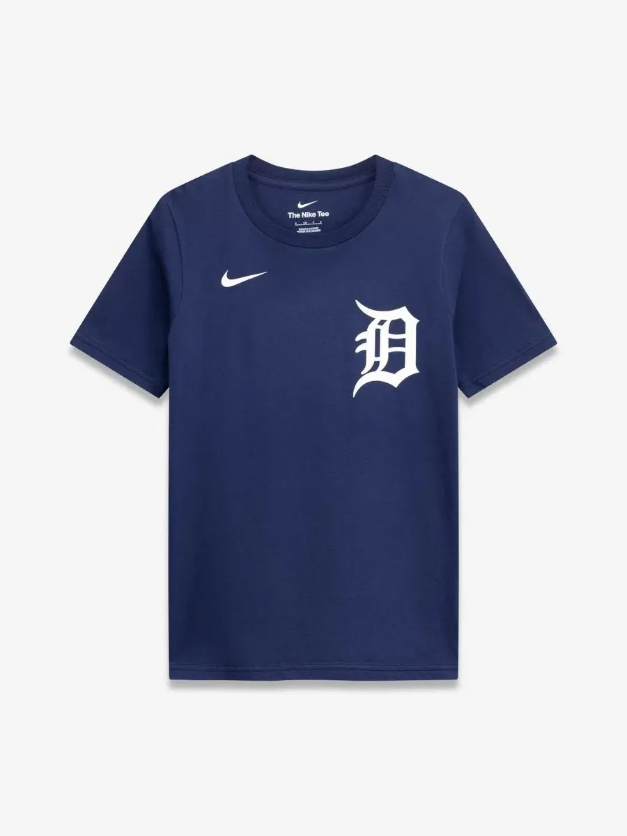 Футболка Riley Greene Name & Number Navy Detroit Tigers Nike — изображение 2 из 3, темно-синий