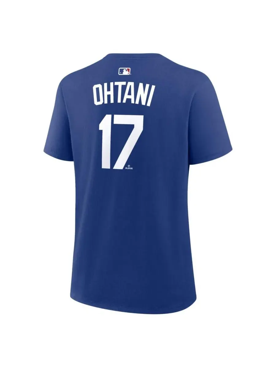 Футболка с длинным рукавом Shohei Ohtani Name Number Nike — изображение 3 из 3, королевский