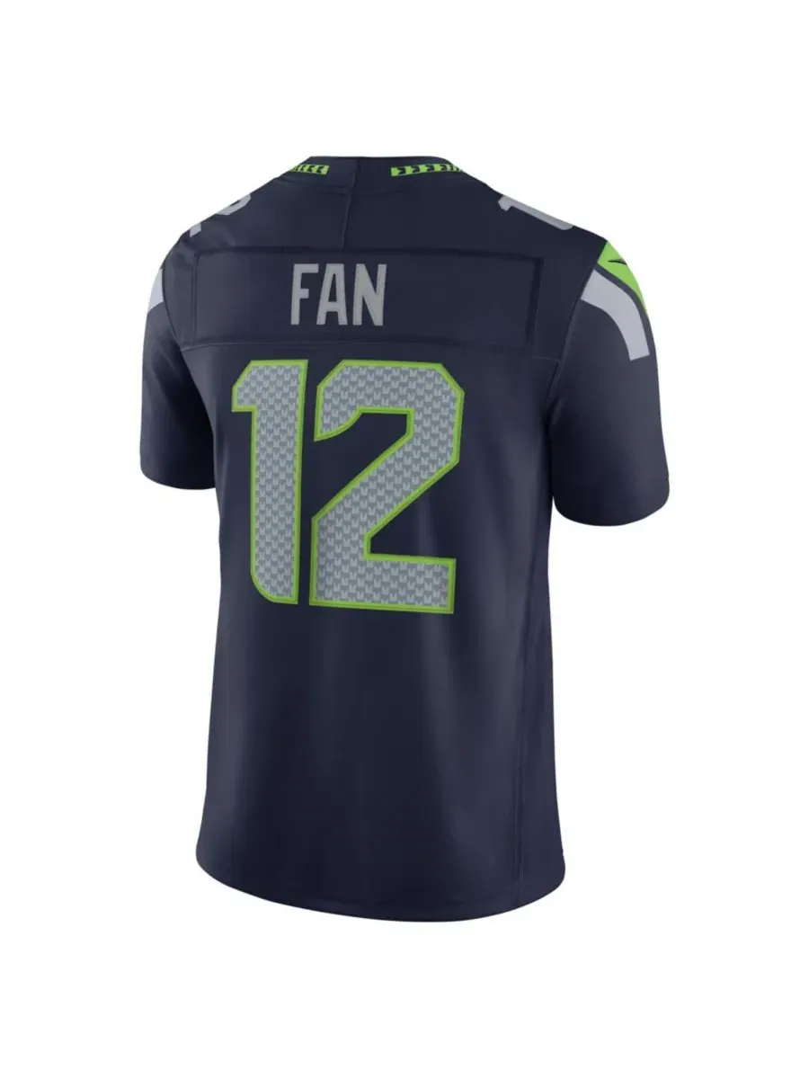 Футболка Nike Seattle Seahawks Vapor F.U.S.E. Stitched Limited — изображение 2 из 3, темно-синий