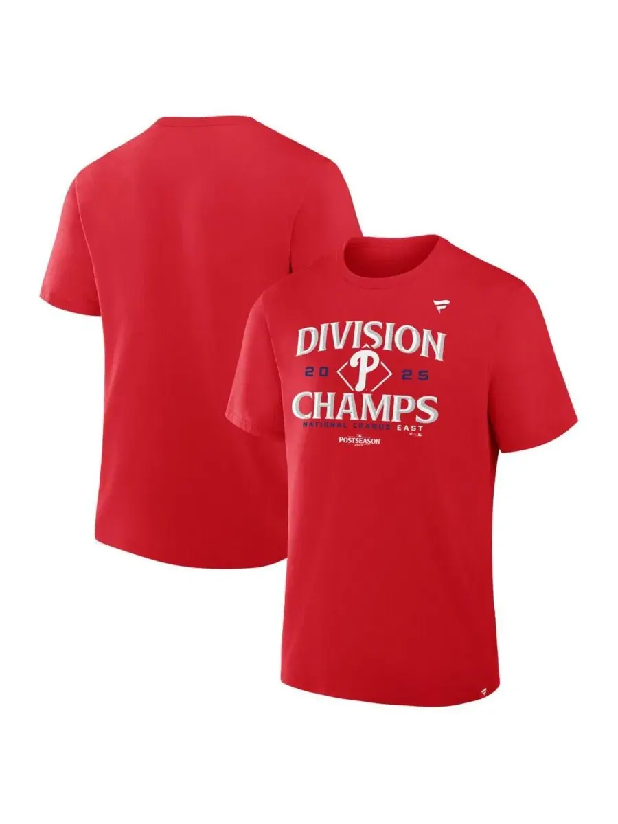 Футболка с принтом 2025 NL East Division Champions Locker Room Fanatics