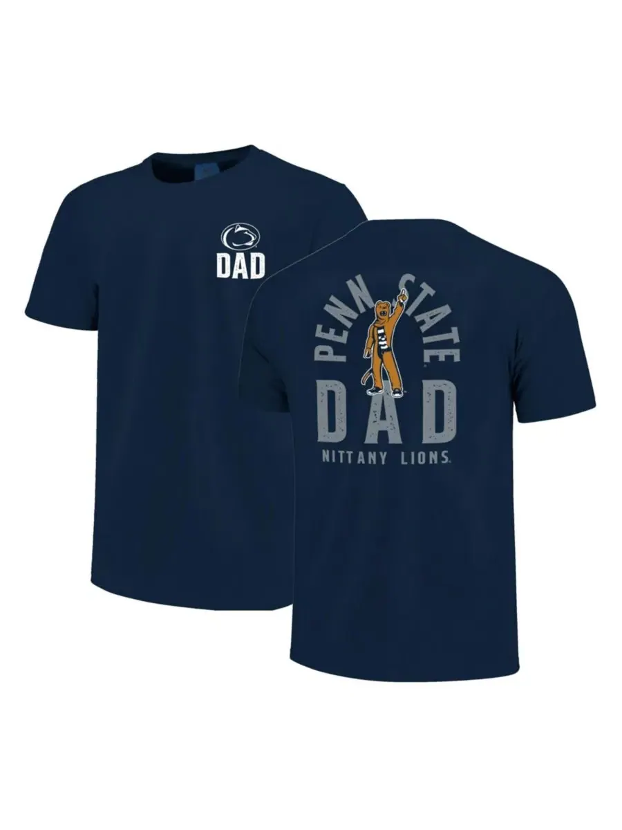 Футболка с длинным рукавом Penn State Nittany Lions Father's Day Mascot Overlay Image One