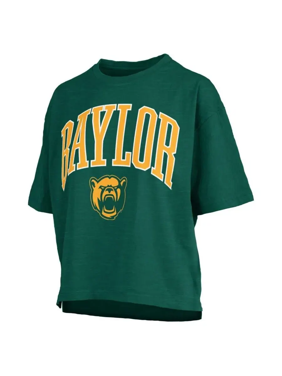 Футболка оверсайз с принтом Baylor Bears Nelson Pressbox — изображение 2 из 3, зеленый