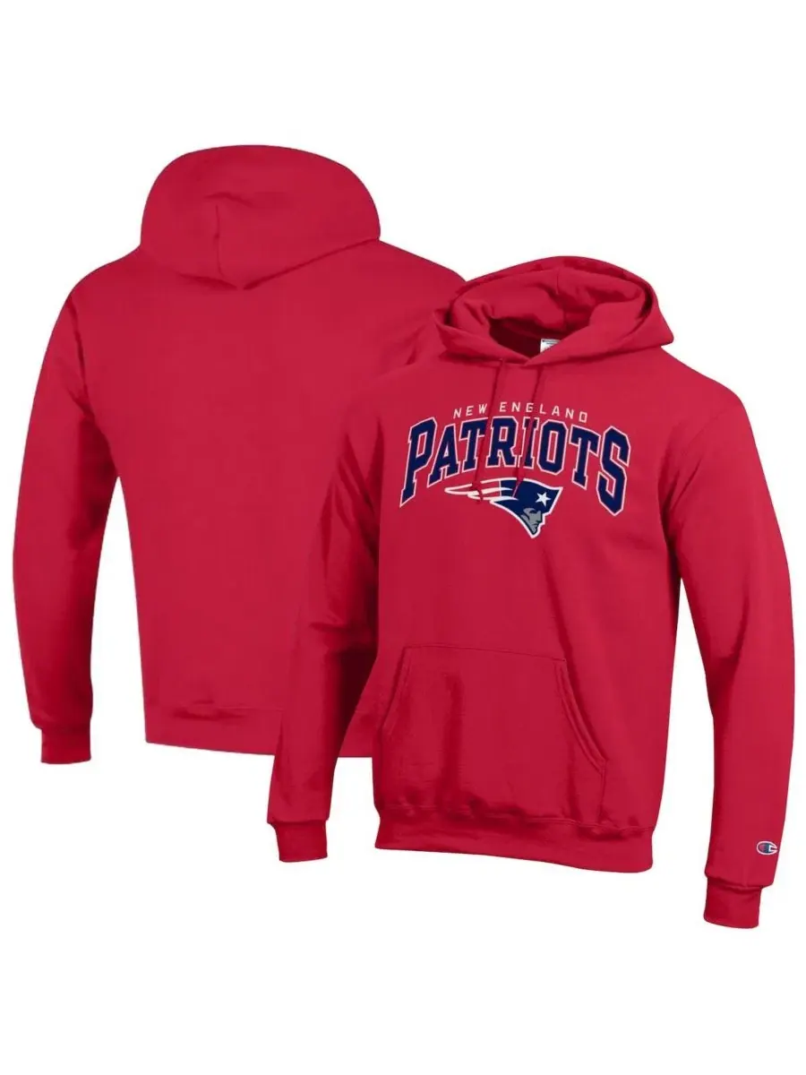 Худи Powerblend Arch over Logo New England Patriots Champion