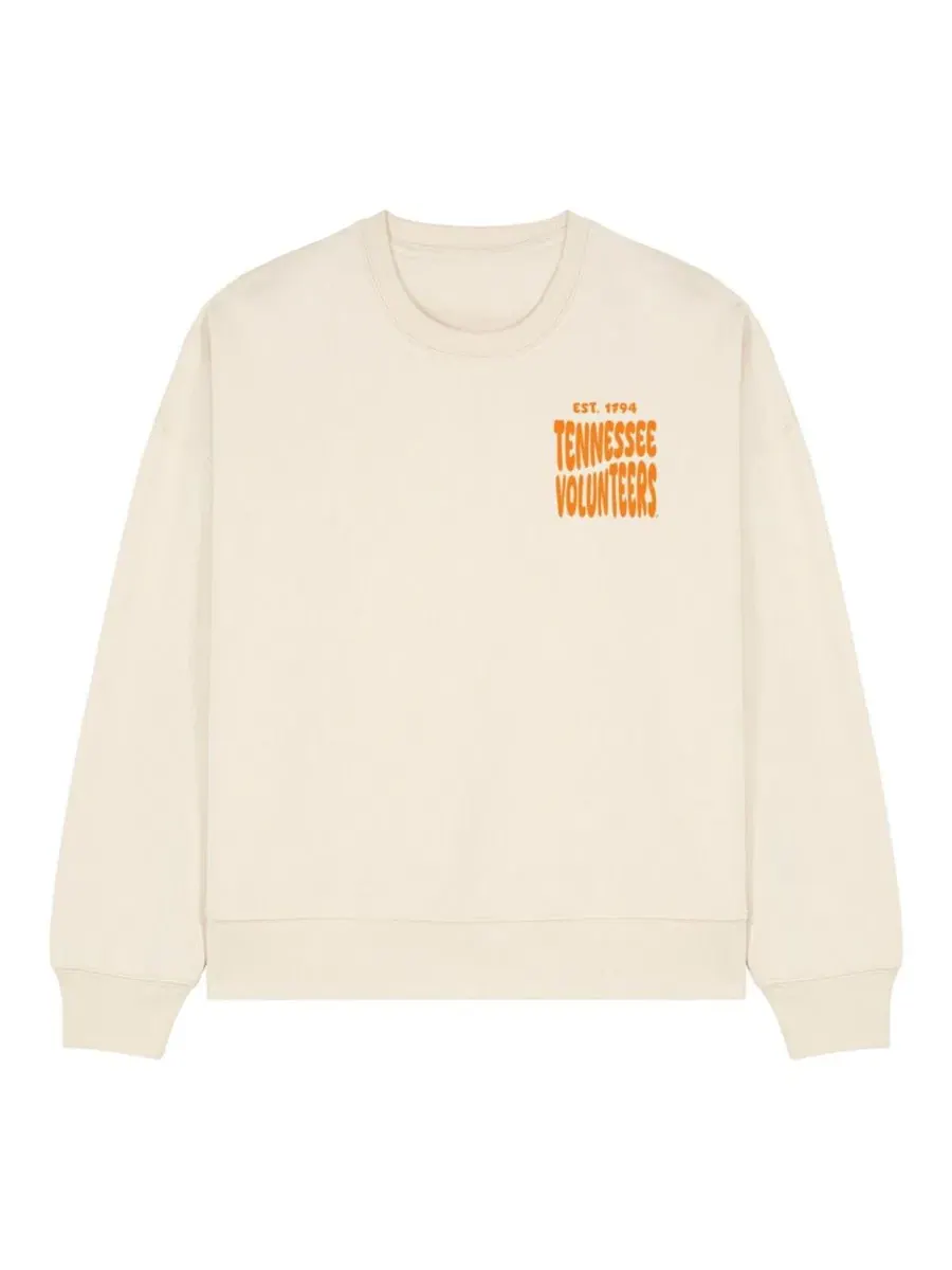 Женский свитшот с флисовой подкладкой Cloud Tennessee Volunteers Uscape Apparel — изображение 2 из 4, прозрачный