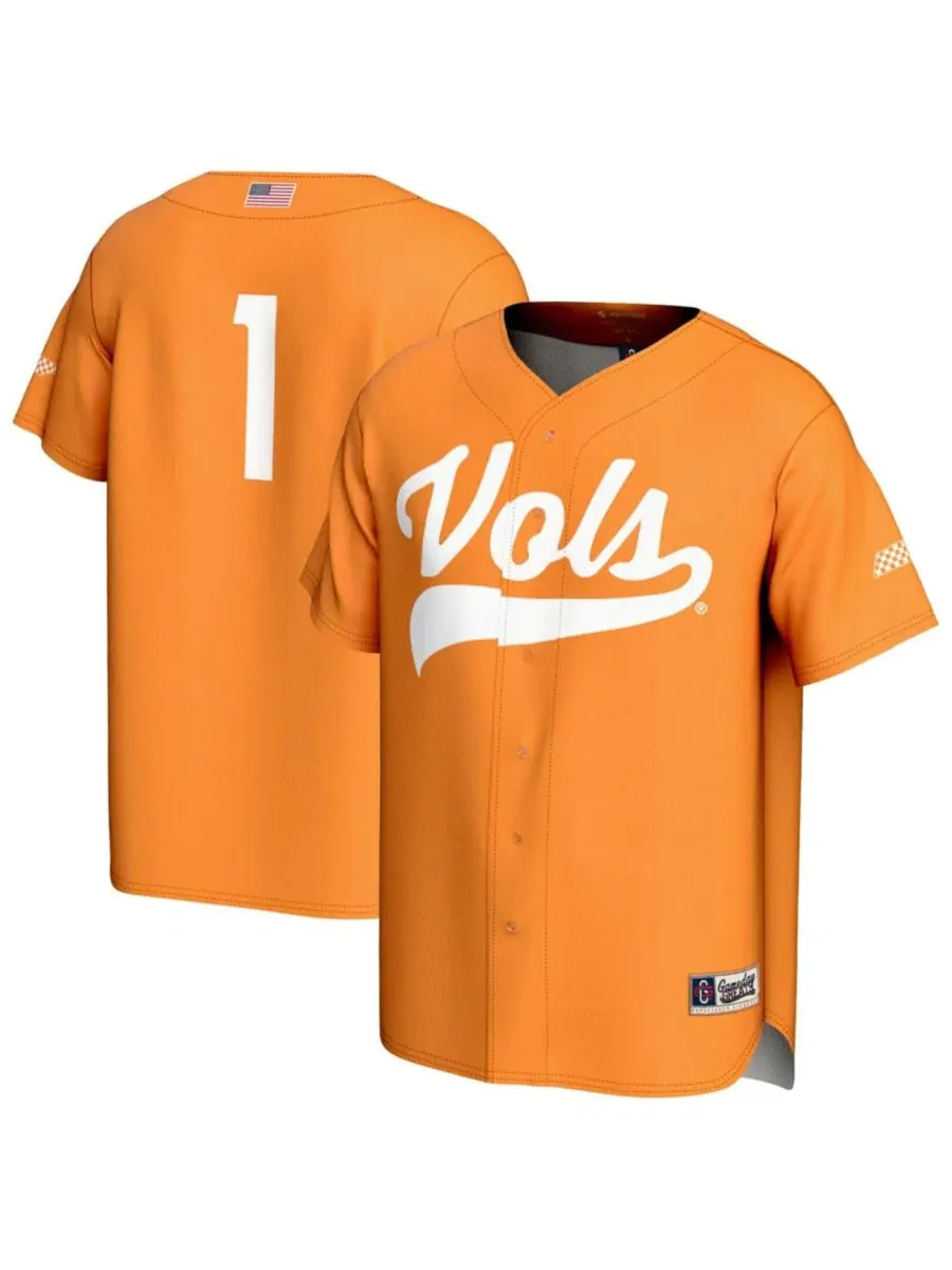 Бейсбольная футболка с коротким рукавом Tennessee Volunteers, GameDay Greats — оранжевый