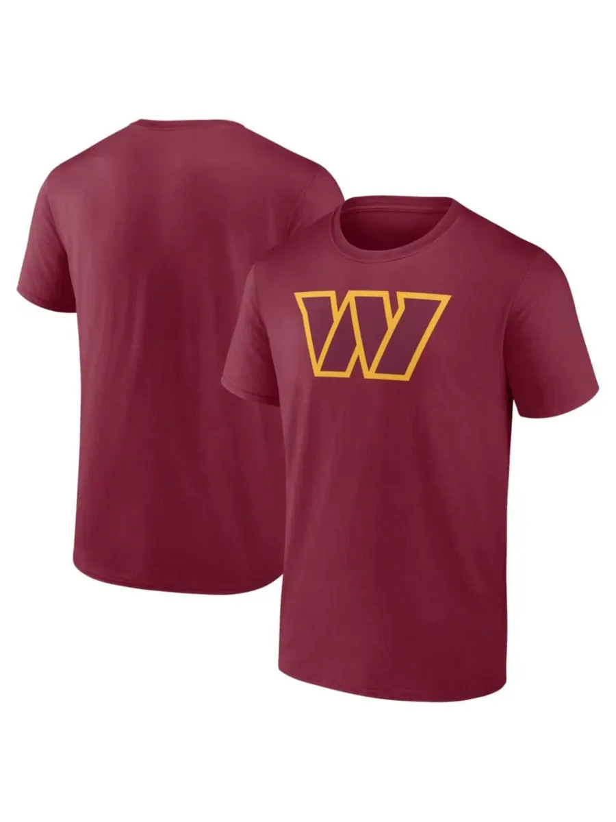 Футболка с длинным рукавом Washington Commanders Primary Logo Logo Athletic