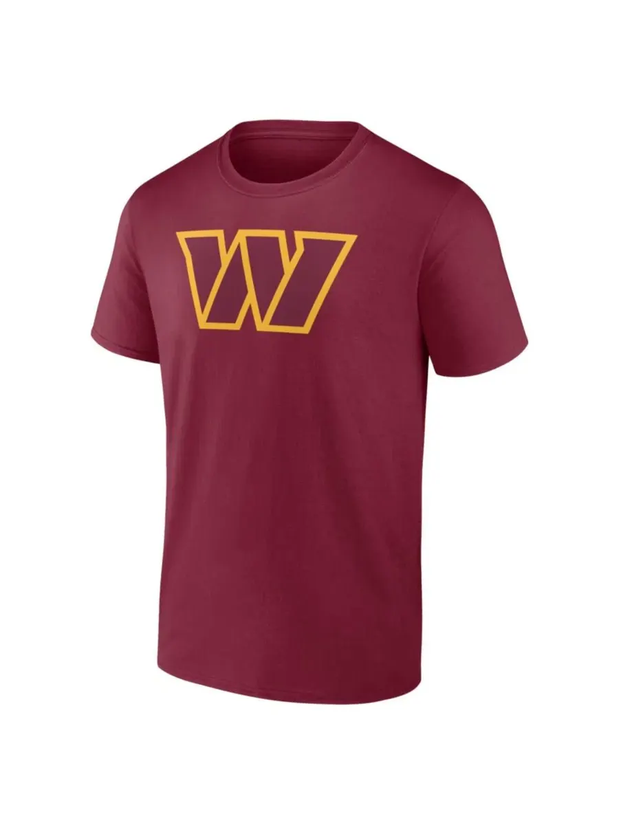 Футболка с длинным рукавом Washington Commanders Primary Logo Logo Athletic — изображение 3 из 3, бордовый