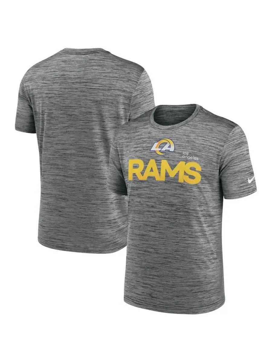 Nike Мужская футболка Los Angeles Rams Blitz Velocity Modern Performance цвета антрацит