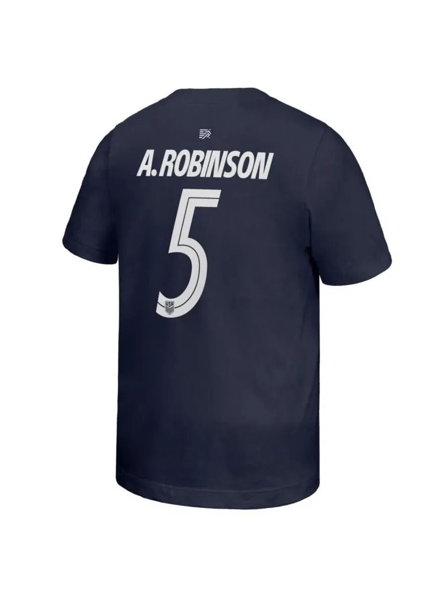 Футболка с именем и номером Antonee Robinson — изображение 2 из 3, темно-синий