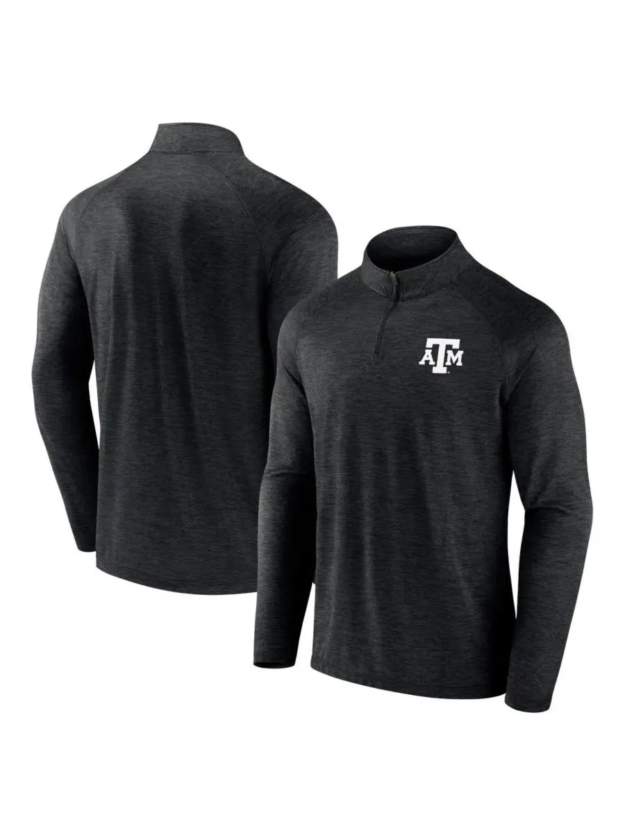 Легкий пуловер с рагланом и четверть-застежкой Fanatics Primary Logo Raglan Quarter-Zip