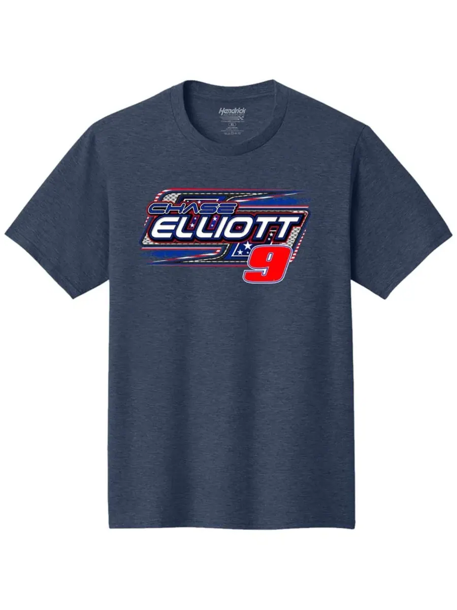 Футболка с длинным рукавом Chase Elliott NAPA Patriotic Car Classic Ink — изображение 2 из 3, темно-синий