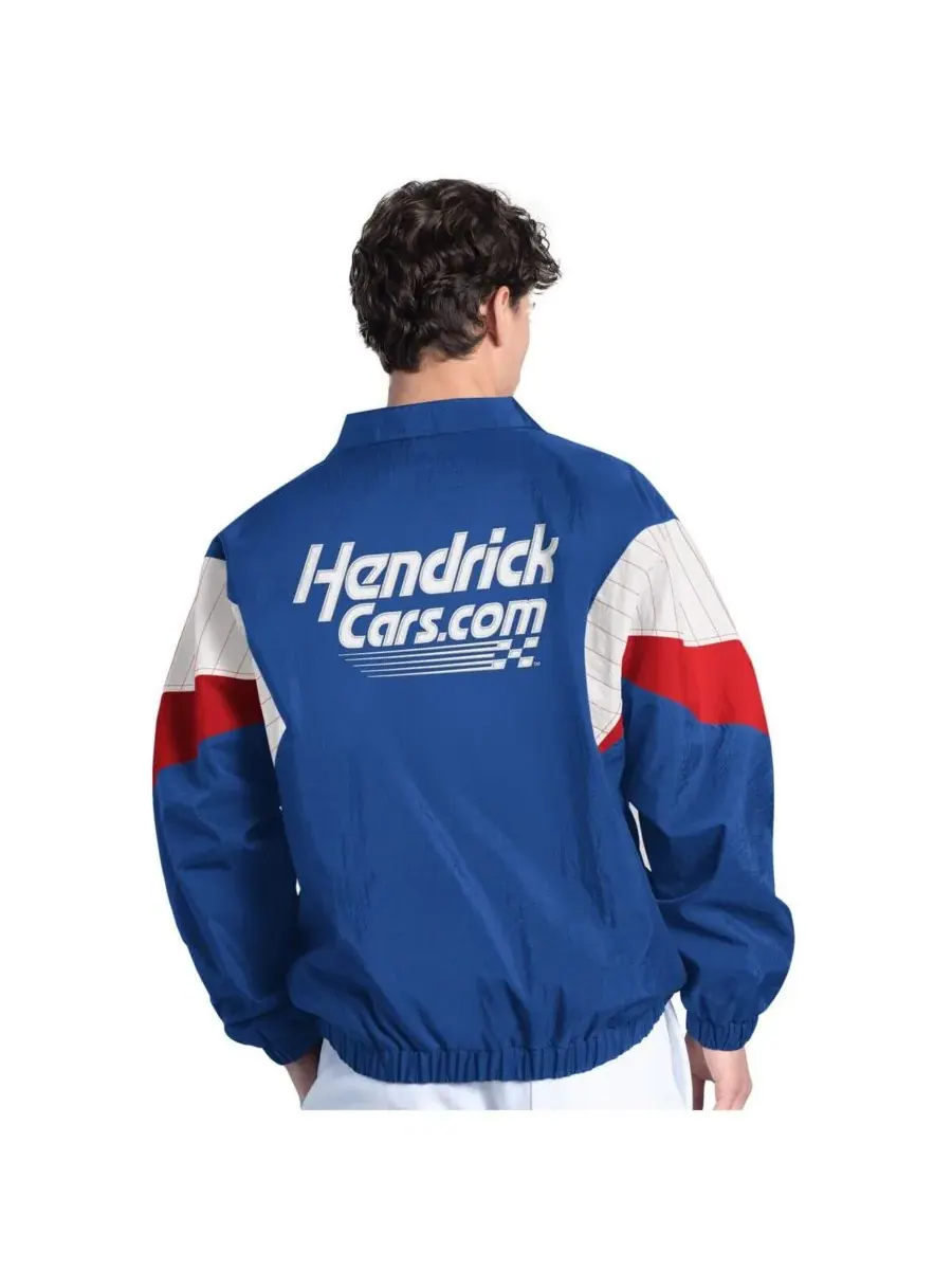 Starter Мужская куртка на молнии Royal/Red Kyle Larson HendrickCars.com Yard Line — изображение 2 из 2, красный
