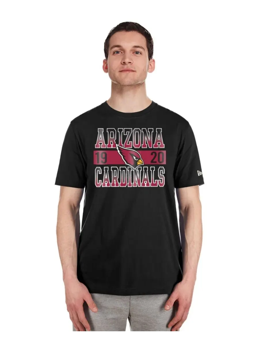 Футболка с принтом Arizona Cardinals City Team New Era — изображение 3 из 5, черный