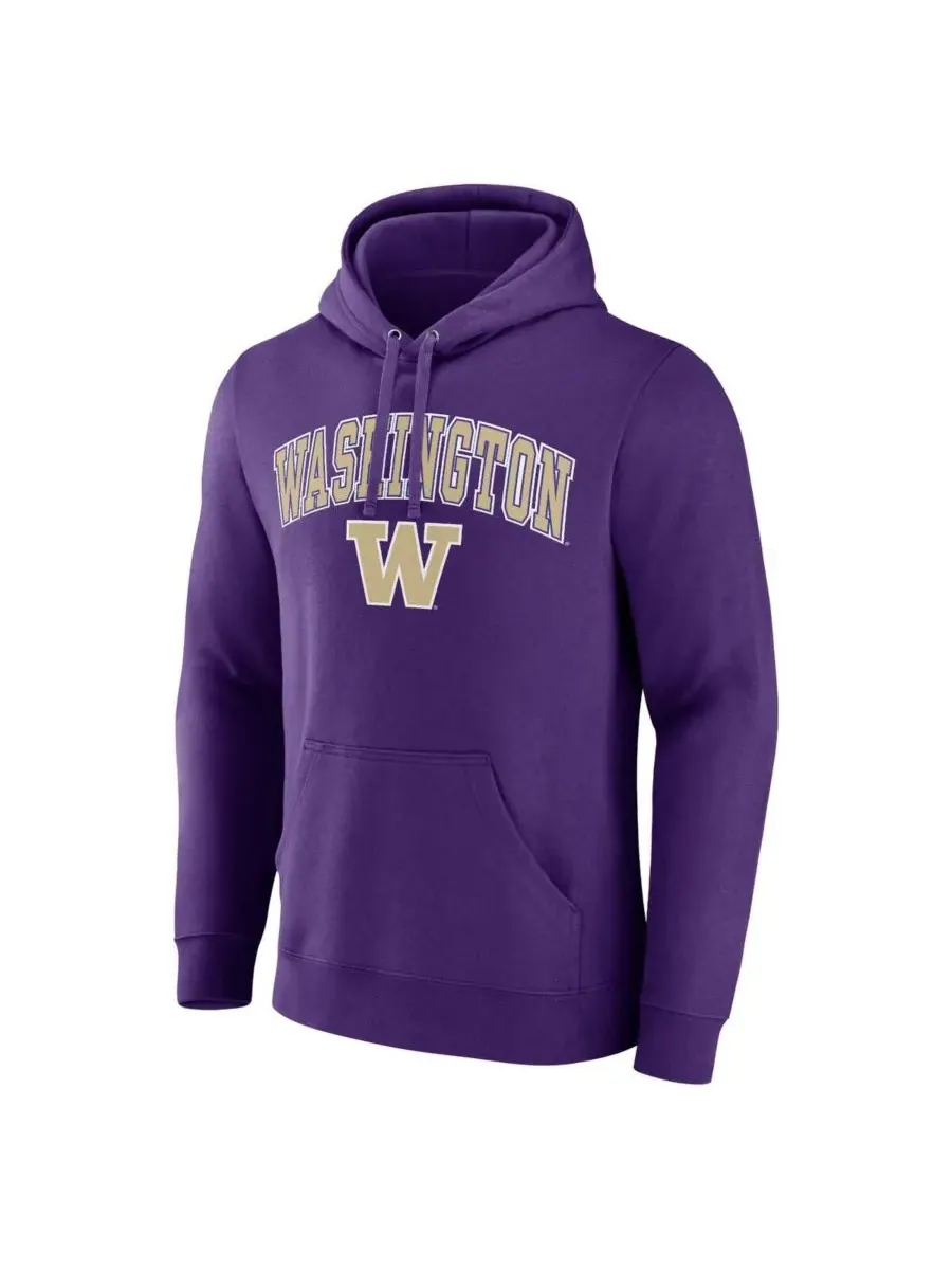 Fanatics Мужская фиолетовая толстовка с капюшоном Washington Huskies Campus — изображение 3 из 3, фиолетовый