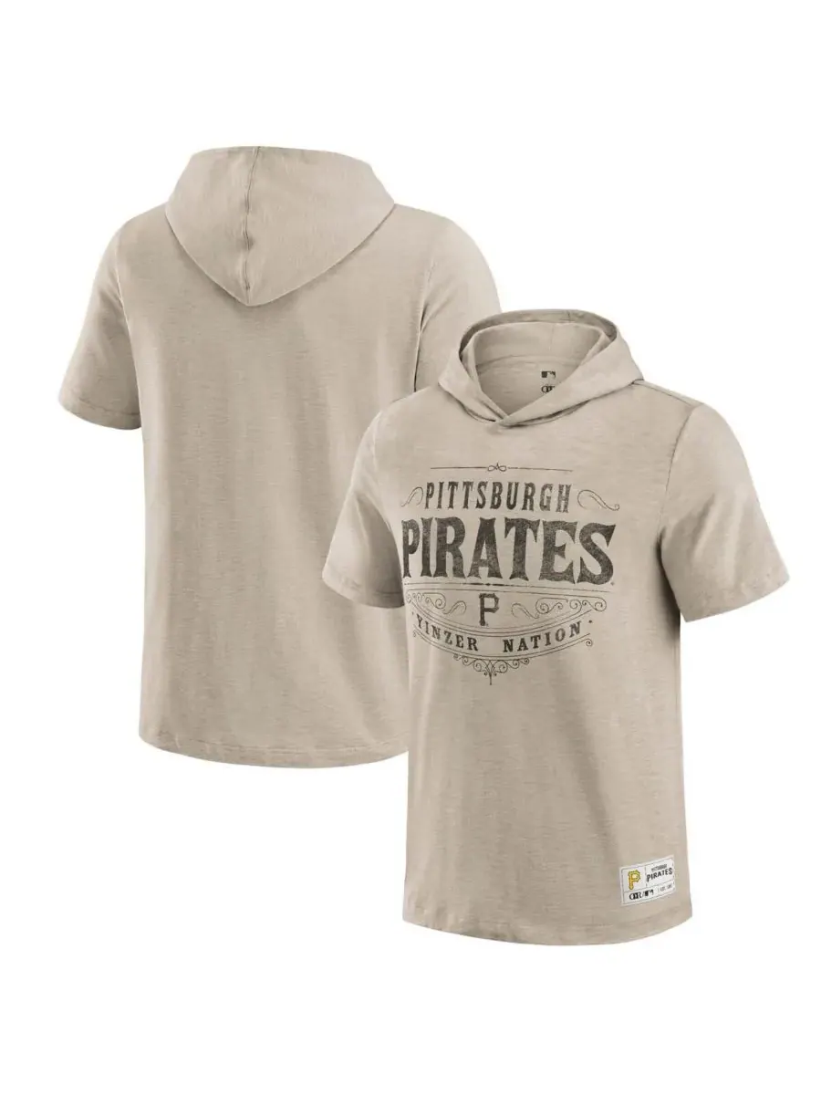 Fanatics Мужская коричневая футболка с капюшоном Darius Rucker Collection Pittsburgh Pirates