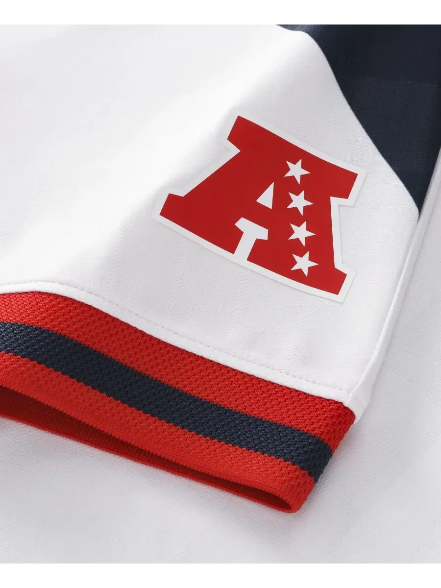 Футболка-джерси с V-образным вырезом New England Patriots Football x Football Fanatics — изображение 5 из 5, белый