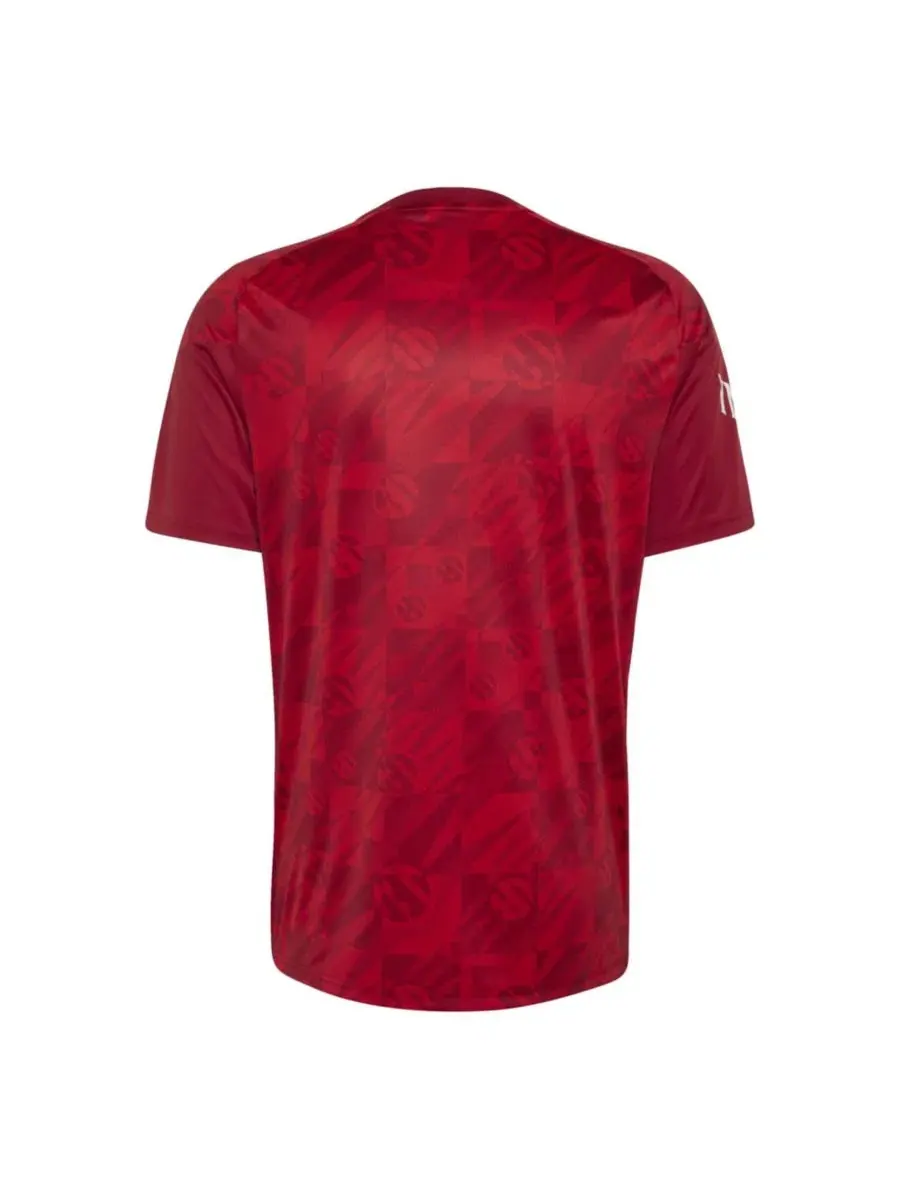 Мужская футболка для разминки с длинным рукавом Liverpool 2026 Home Pre-Match adidas — изображение 3 из 5, красный