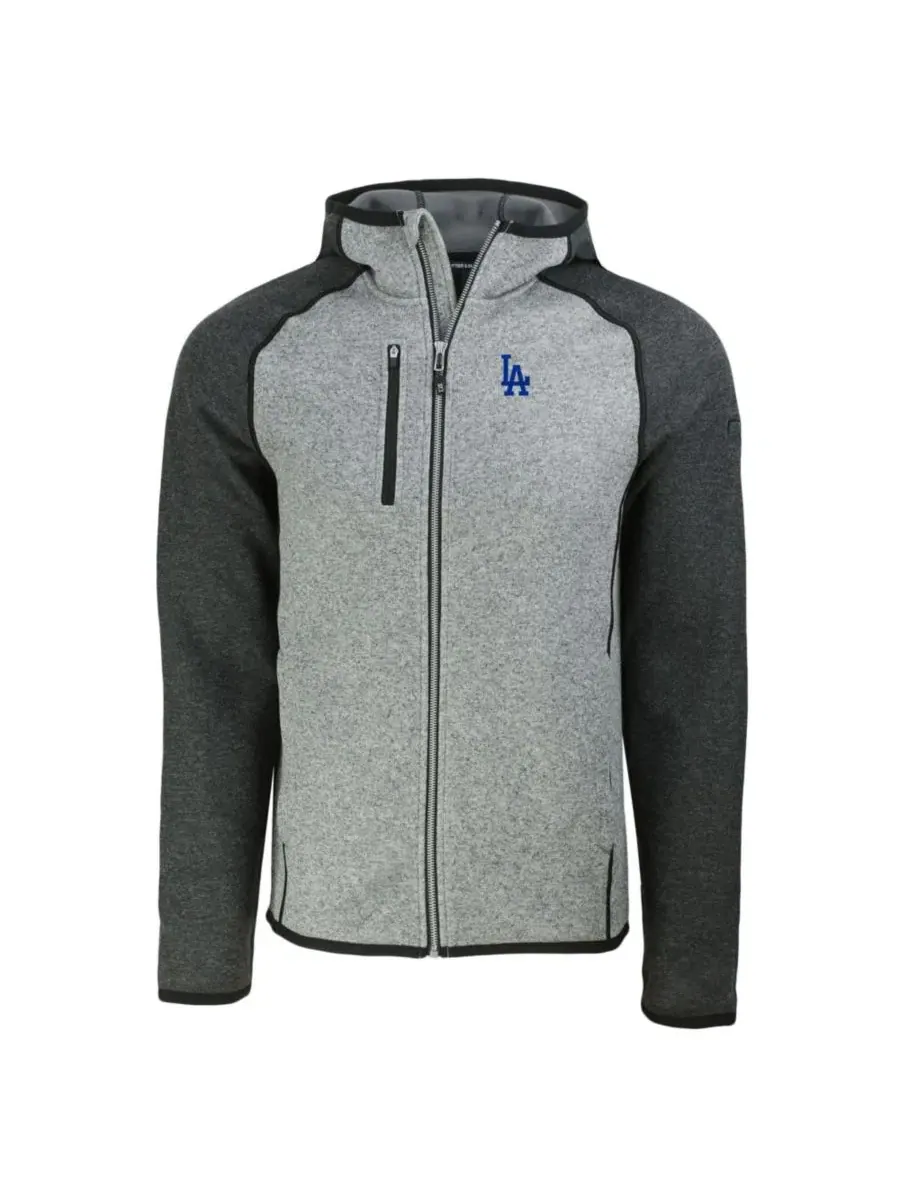 Куртка-худи на молнии Mainsail Full-Zip Hooded Jacket Cutter & Buck — изображение 2 из 3, темно-серый серый