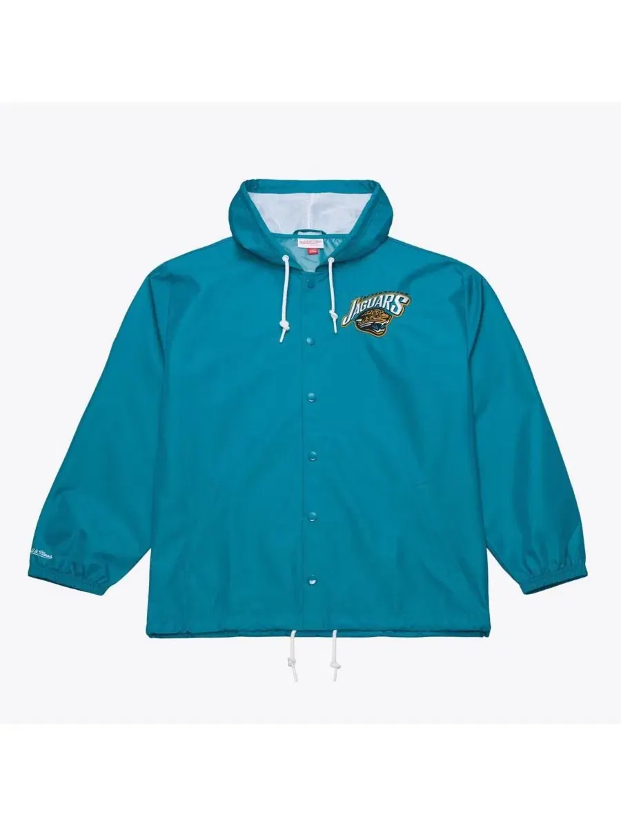 Ветровка с капюшоном на кнопках Coaches Mitchell & Ness