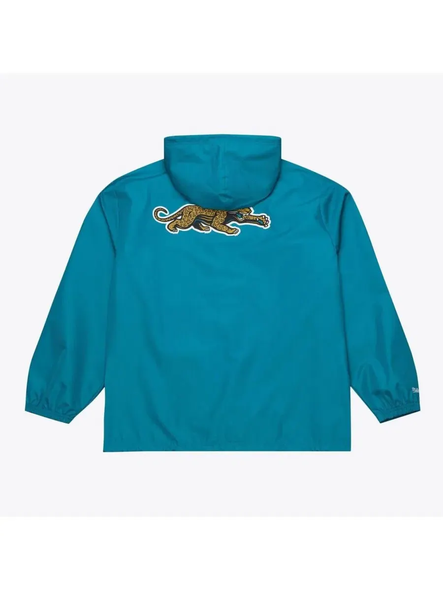 Ветровка с капюшоном на кнопках Coaches Mitchell & Ness — изображение 4 из 4, бирюзовый