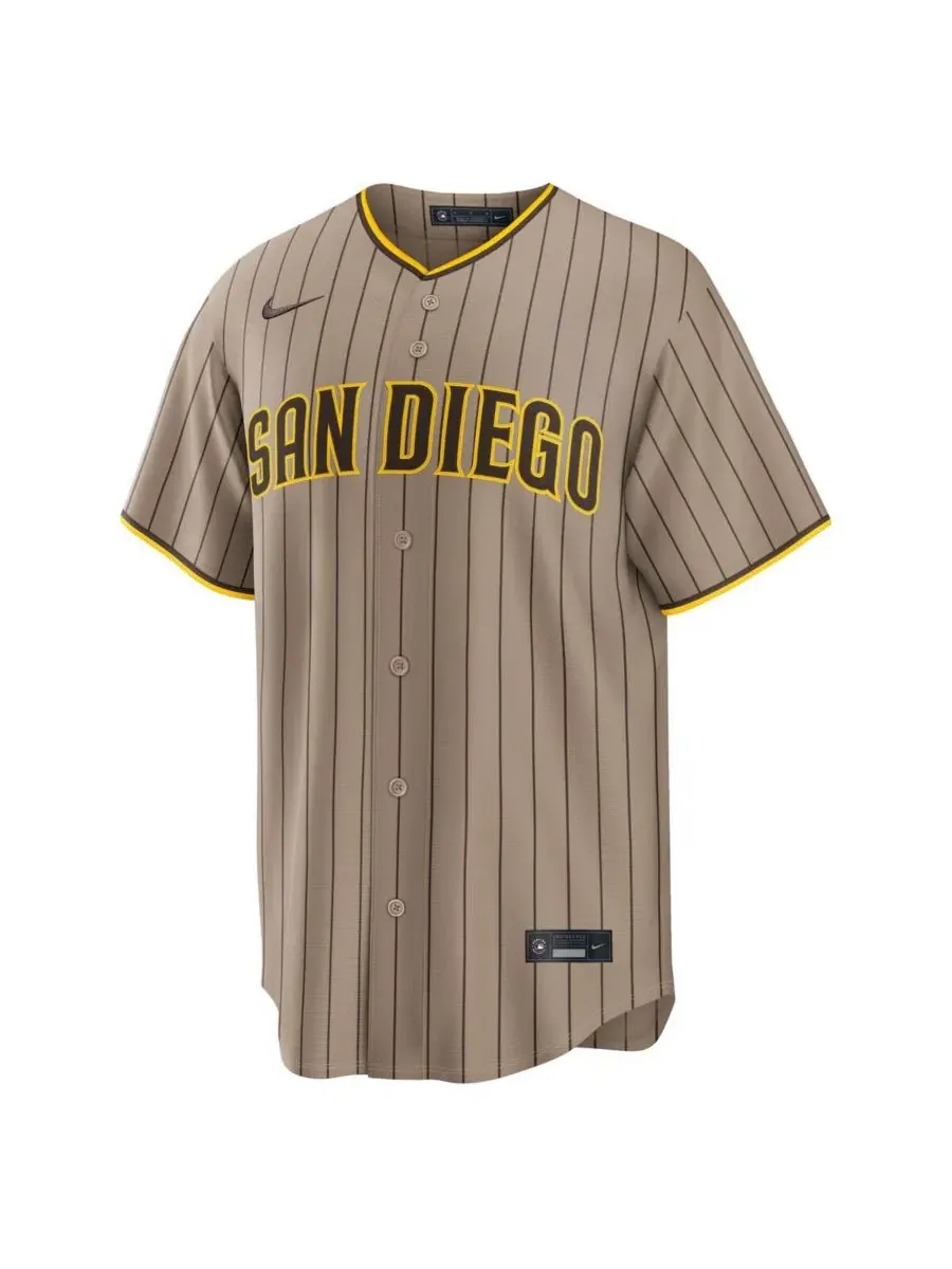 Бейсбольная джерси Nike, Jackson Merrill, San Diego Padres — изображение 2 из 5, хаки