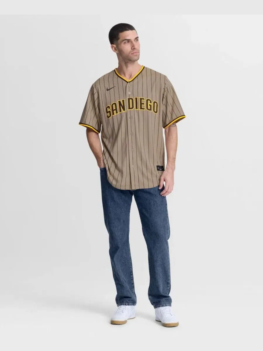Бейсбольная джерси Nike, Jackson Merrill, San Diego Padres — изображение 5 из 5, хаки