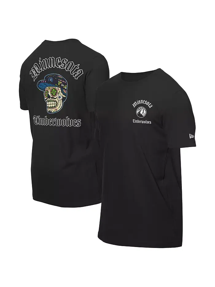 Мужская футболка Minnesota Timberwolves Sugar Skulls New Era