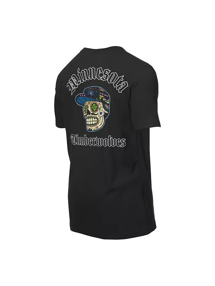 Мужская футболка Minnesota Timberwolves Sugar Skulls New Era — изображение 3 из 3