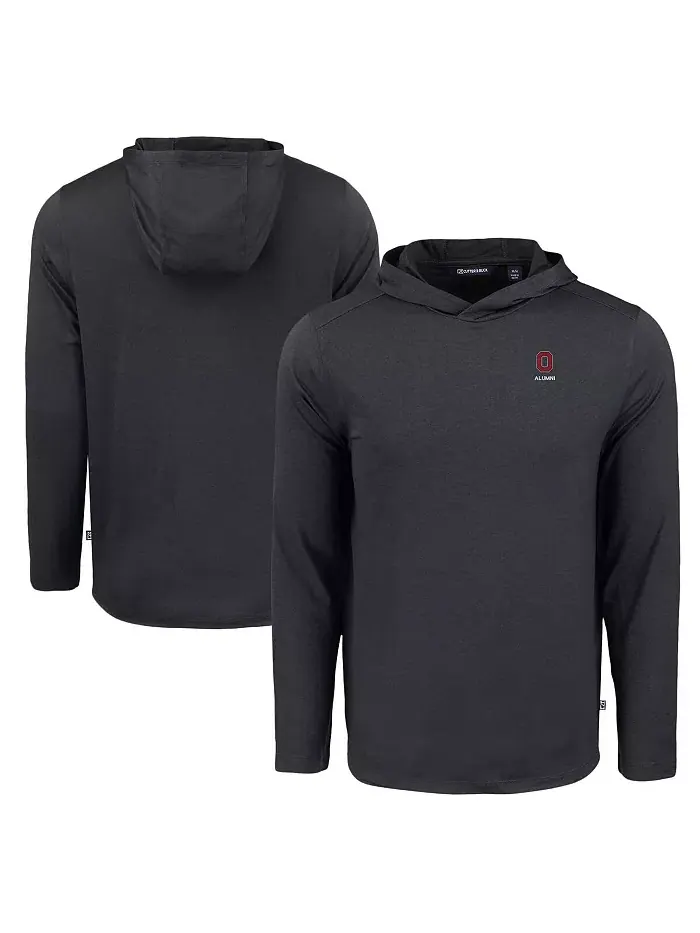 Мужская черная толстовка с длинным рукавом Ohio State Buckeyes Coastline Epic Comfort Eco Cutter &