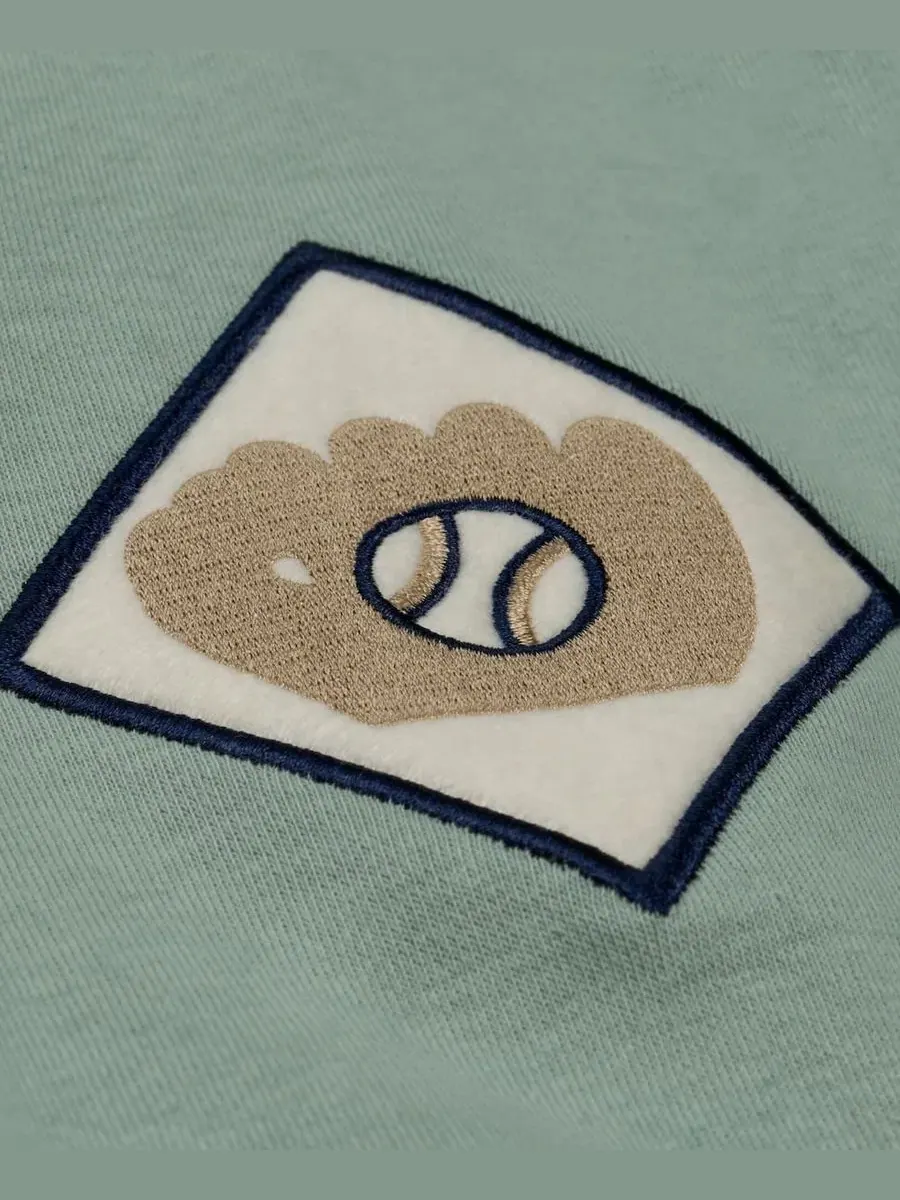 Флисовая толстовка Philadelphia Phillies Yacht Rock Mitchell & Ness — изображение 3 из 5, зеленый