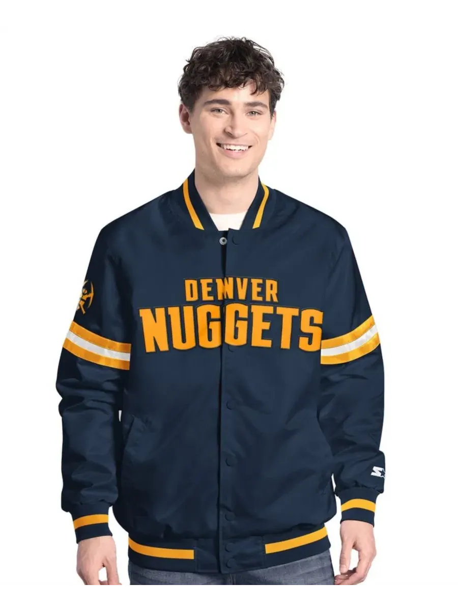 Куртка-бомбер Varsity с принтом команды Denver Nuggets Starter