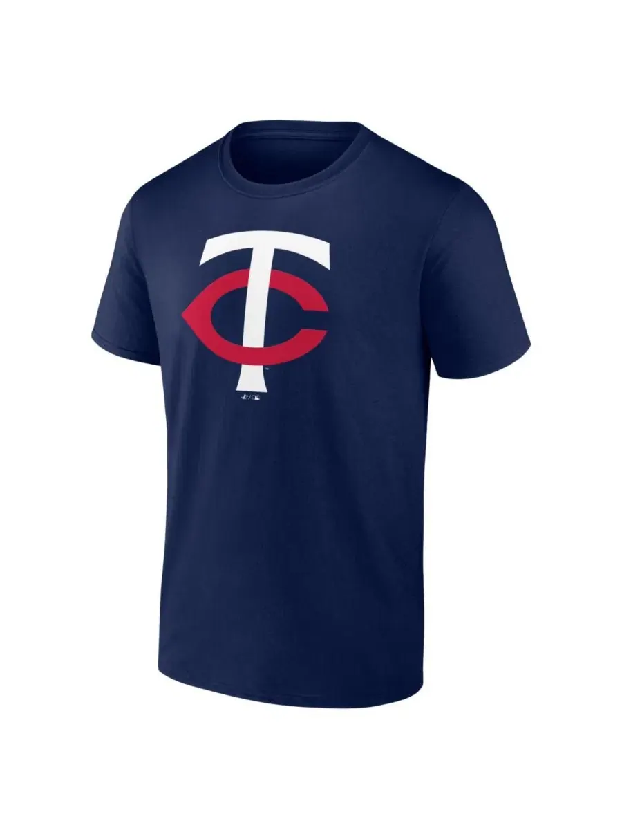 Футболка с длинным рукавом Minnesota Twins Logo Logo Athletic — изображение 2 из 3, темно-синий