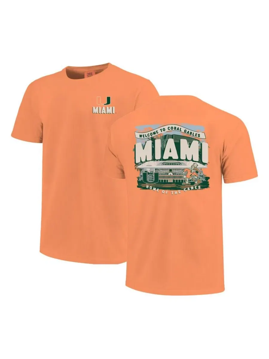 Футболка с принтом Local Campus Scene, Miami Hurricanes Image One