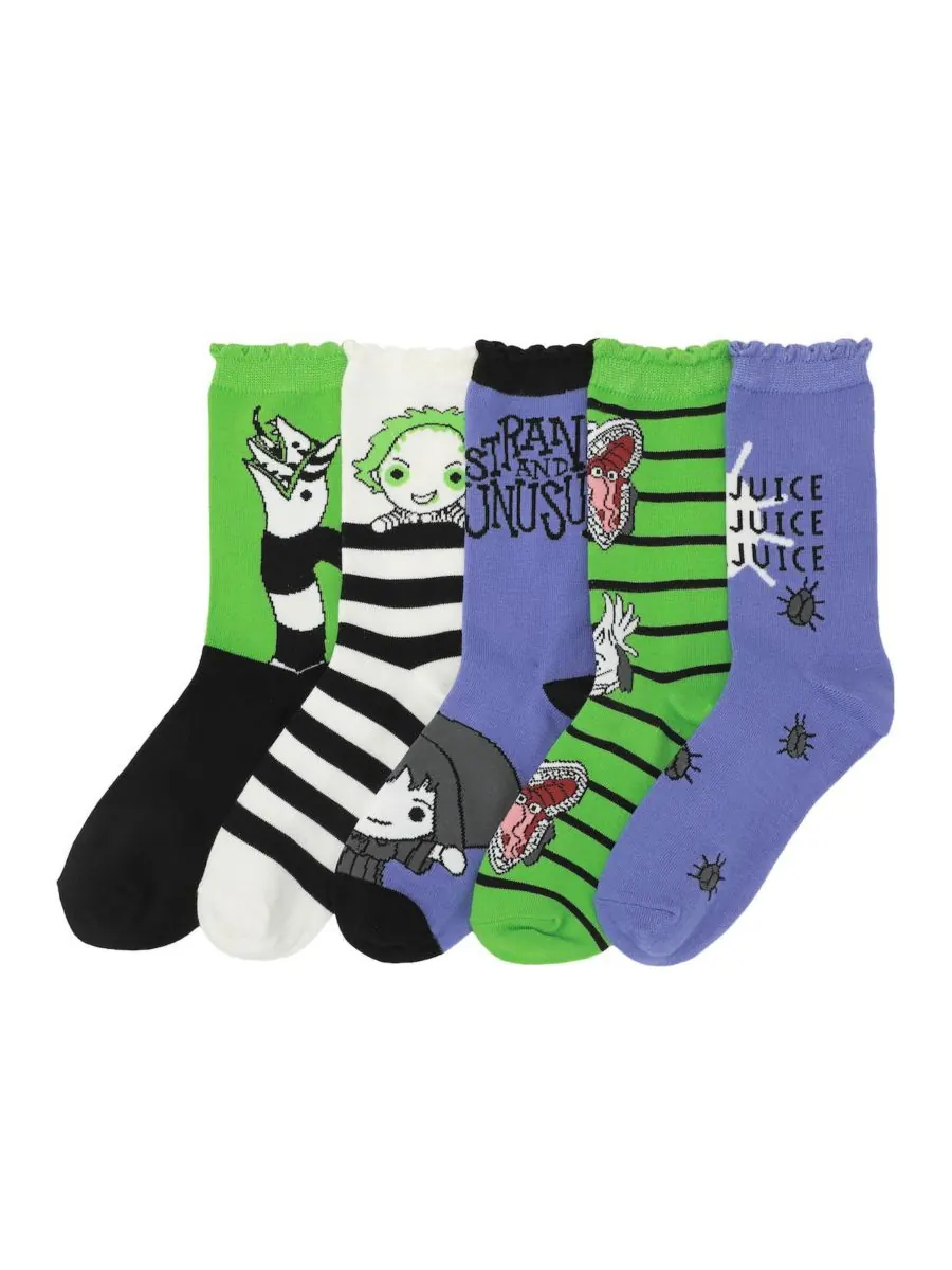 Женские носки (5 пар) Beetlejuice, 5-pack bju chibi