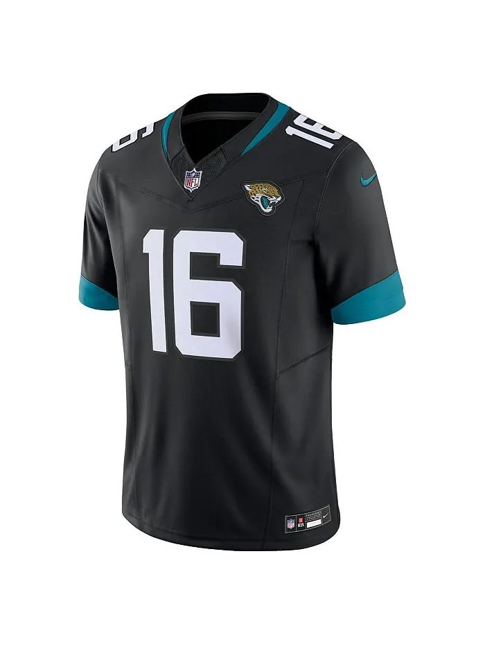 Мужская черная майка Trevor Lawrence Jacksonville Jaguars Alternate Vapor FUSE Limited Nike — изображение 2 из 3, черный