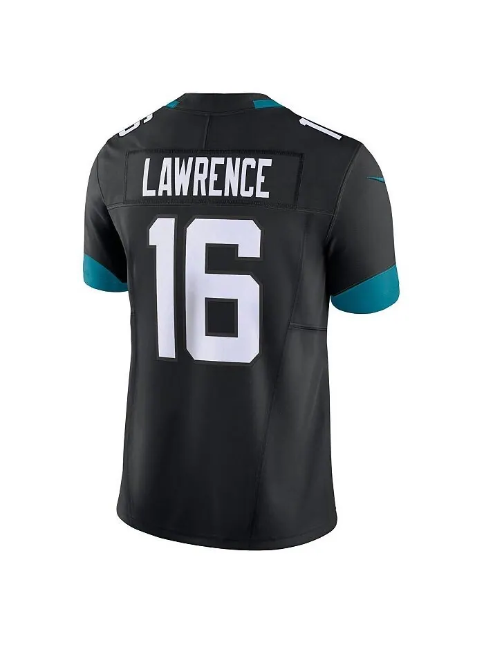 Мужская черная майка Trevor Lawrence Jacksonville Jaguars Alternate Vapor FUSE Limited Nike — изображение 3 из 3, черный