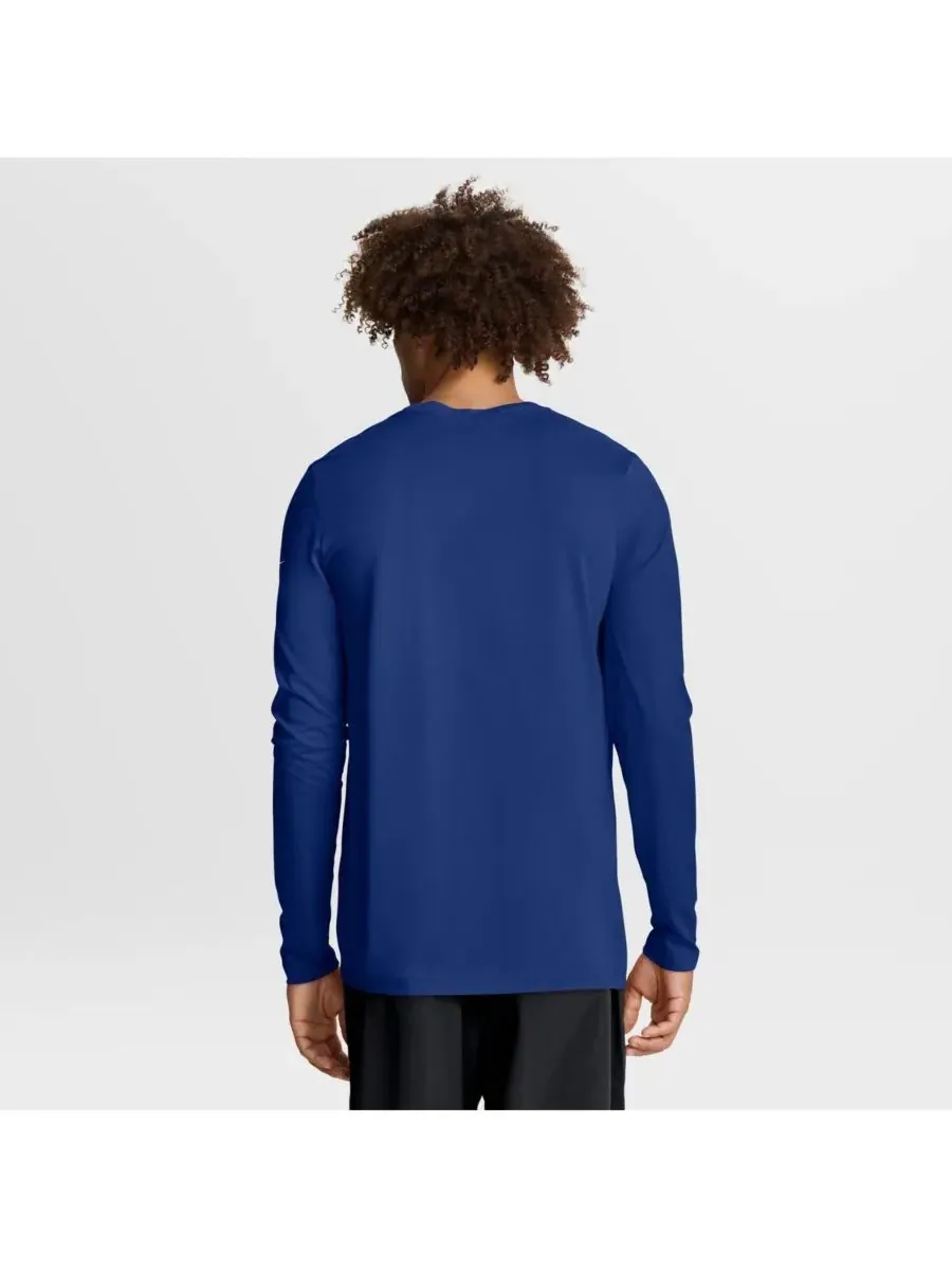 Мужская футболка с длинным рукавом Royal New York Giants Primetime Legend Icon Performance Nike — изображение 2 из 5