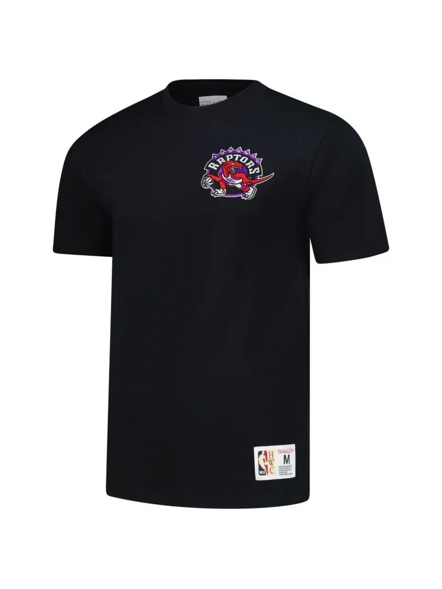 Mitchell & Ness Мужская черная футболка Винса Картера "Торонто Рэпторс" из коллекции Hardwood — изображение 2 из 3, черный