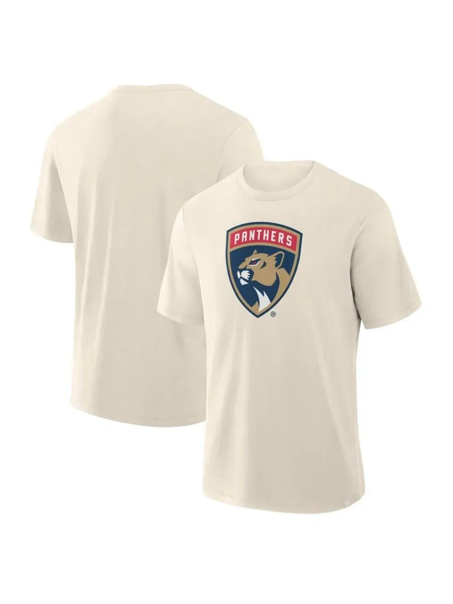 Fanatics Мужская кремовая футболка с логотипом стадиона Florida Panthers
