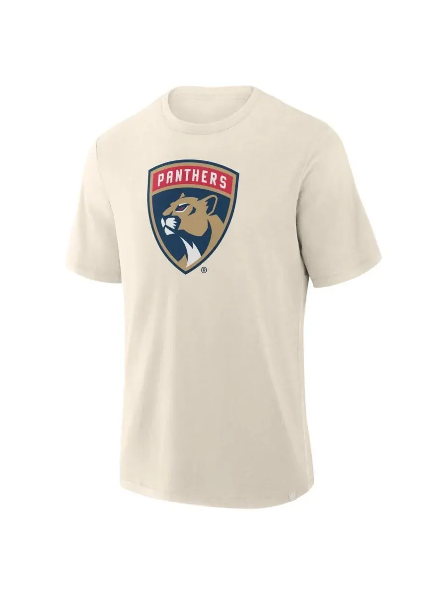Fanatics Мужская кремовая футболка с логотипом стадиона Florida Panthers — изображение 2 из 3, бежевый