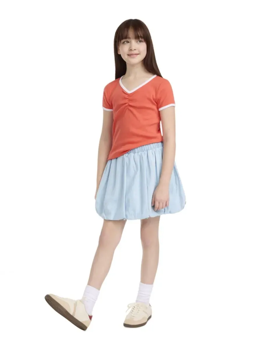 Джинсовая юбка-пуховик для девочек 7-16 лет Levi's, Wow Me Over — 3
