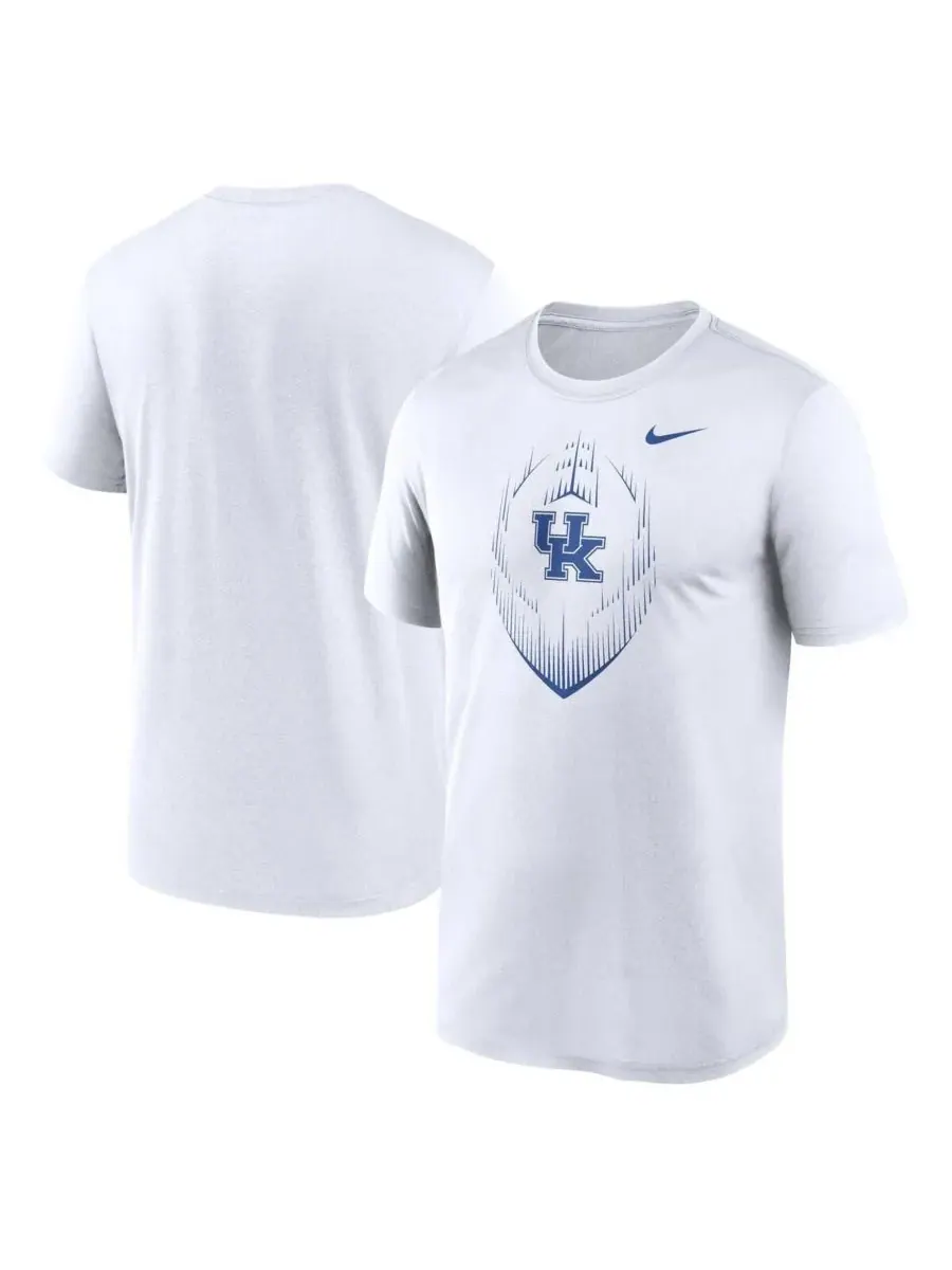 Nike Мужская белая футболка Kentucky Wildcats Primetime Legend Icon Performance