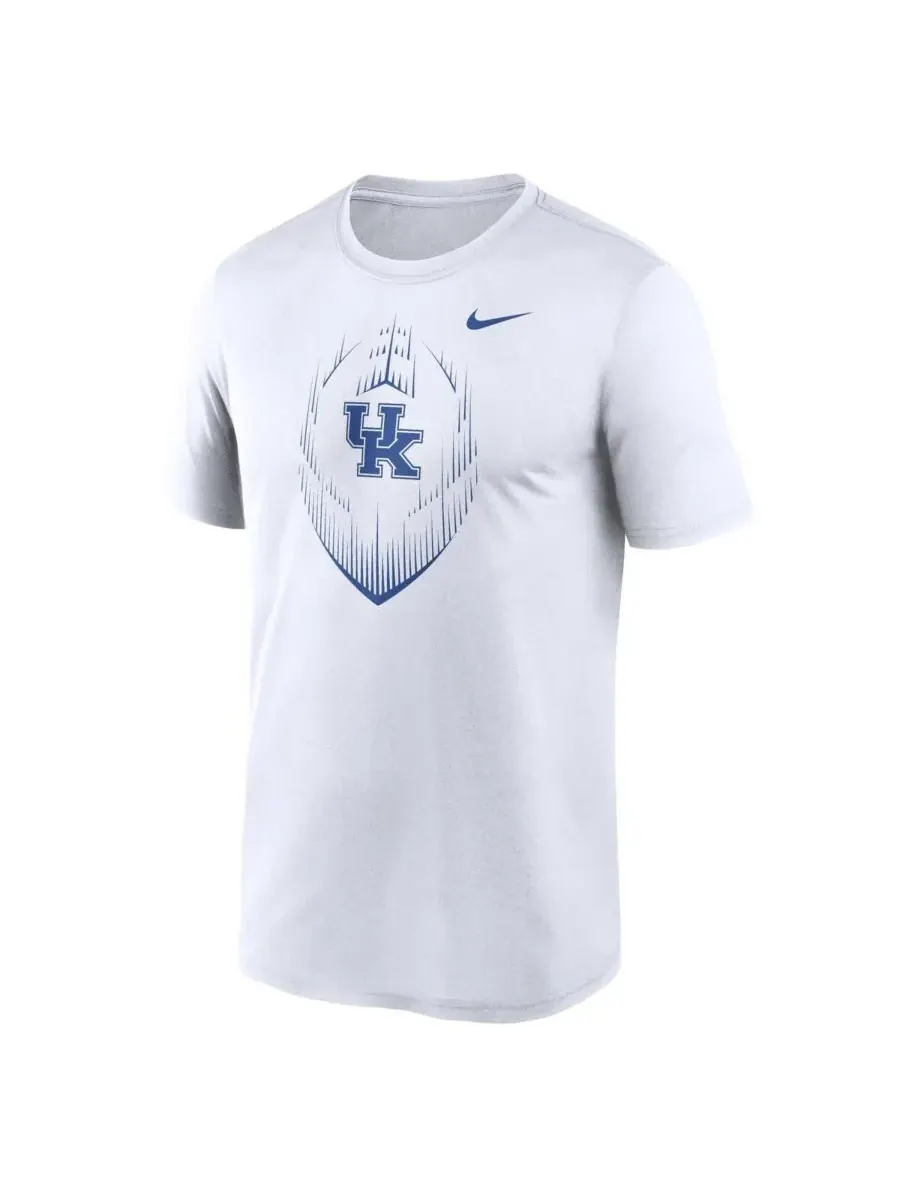 Nike Мужская белая футболка Kentucky Wildcats Primetime Legend Icon Performance — изображение 3 из 3, белый