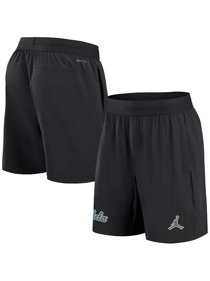 Мужские черные шорты UCLA Bruins 2024 Sideline Performance Jordan
