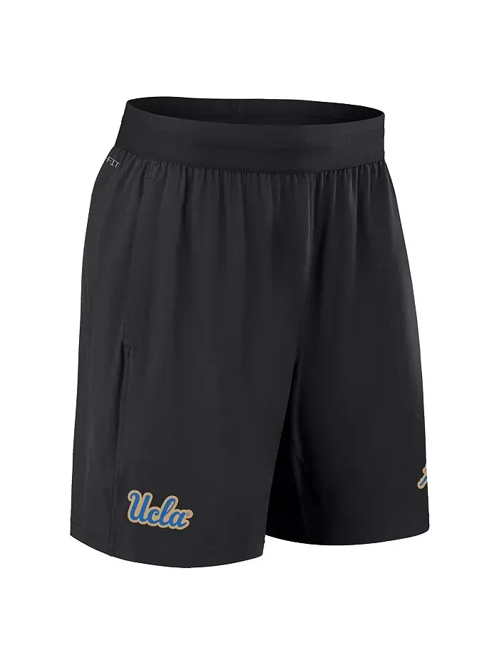 Мужские черные шорты UCLA Bruins 2024 Sideline Performance Jordan — изображение 2 из 4