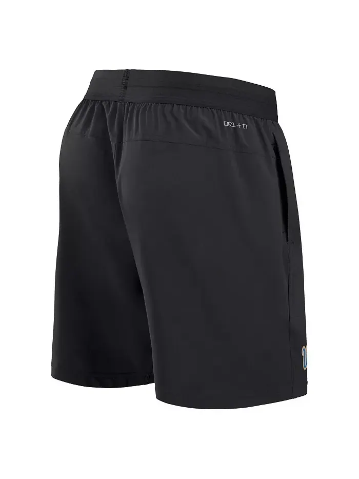 Мужские черные шорты UCLA Bruins 2024 Sideline Performance Jordan — изображение 3 из 4