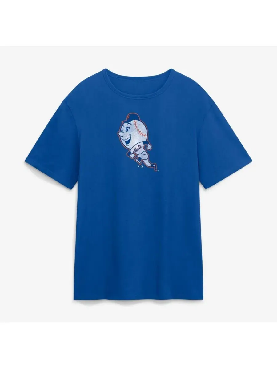 Мужская футболка Royal New York Mets с альтернативным логотипом Legacy Fanatics