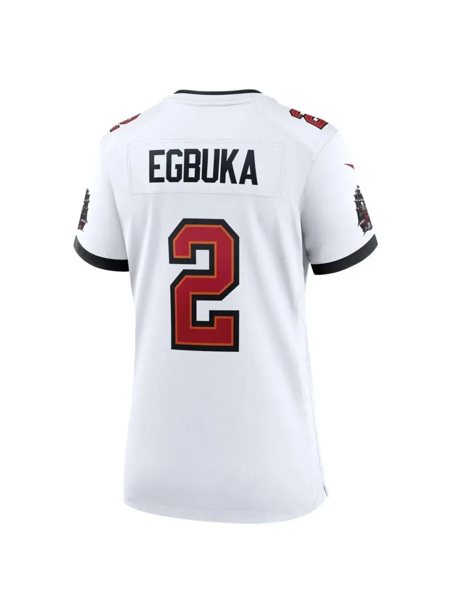 Женская игровая футболка Nike Emeka Egbuka Tampa Bay Buccaneers — изображение 3 из 3, белый