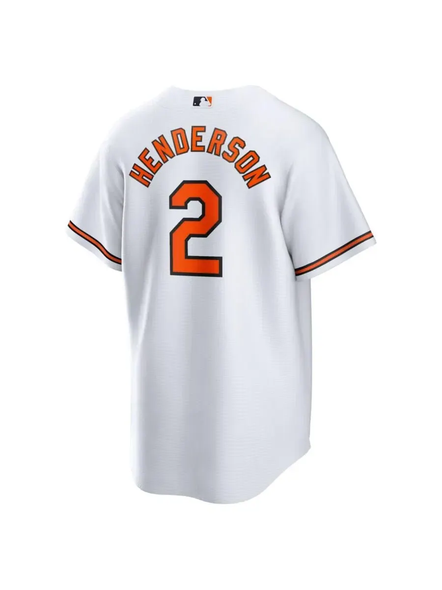 Мужская реплика джерси Gunnar Henderson Home Replica Player Jersey Nike — изображение 2 из 3, белый