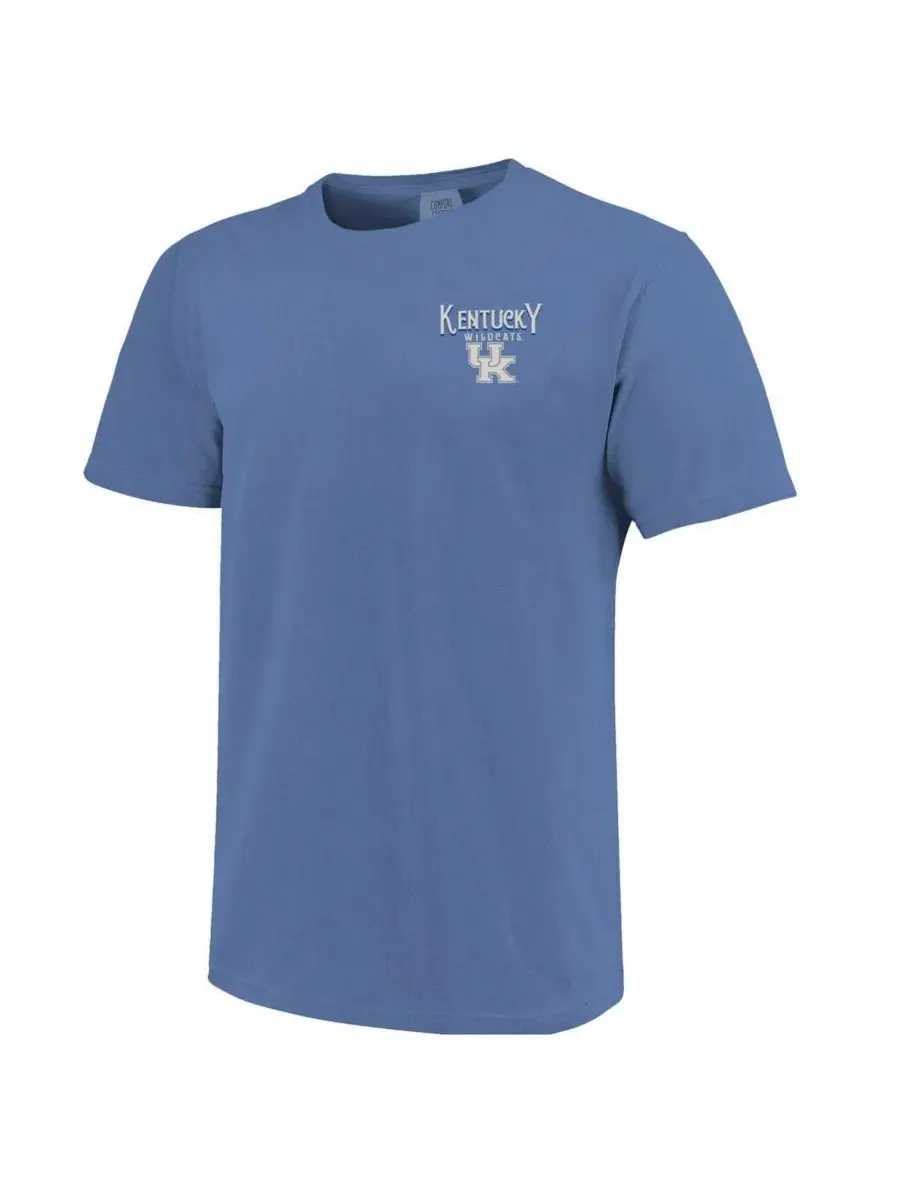 Футболка с принтом Campus Alumni Kentucky Wildcats Image One — изображение 3 из 3, королевский